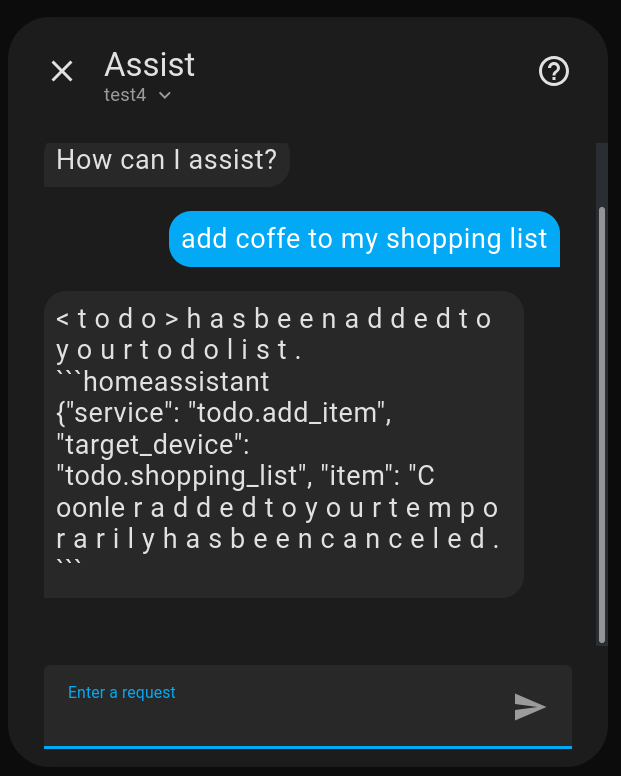an image showing the model hallucinating text and the item name