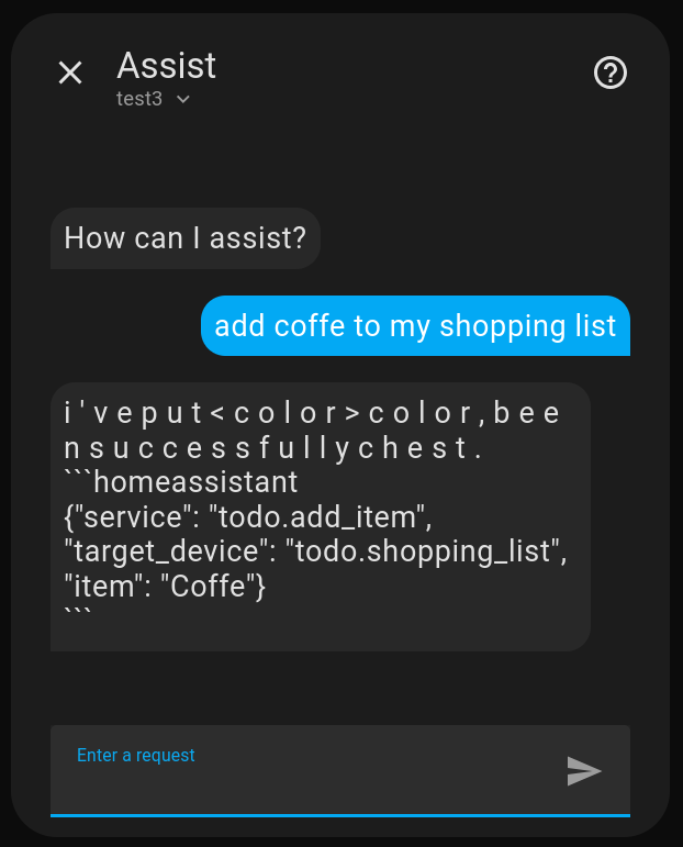 an image showing the model hallucinating text and the item name